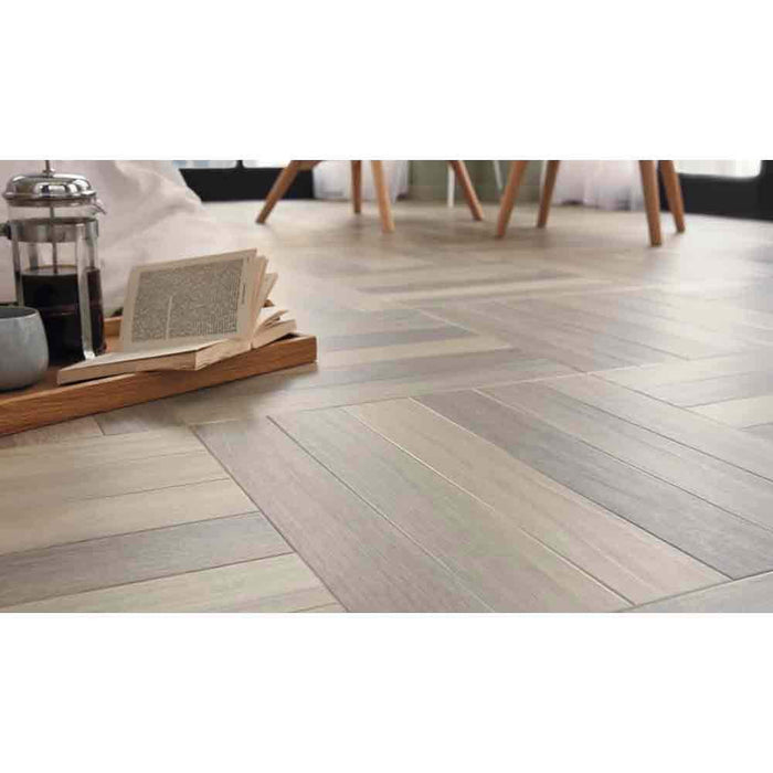 Karndean Art Select Wood Shade Parquet Glacier Oak Tile (Per M²) - Unbeatable Bathrooms