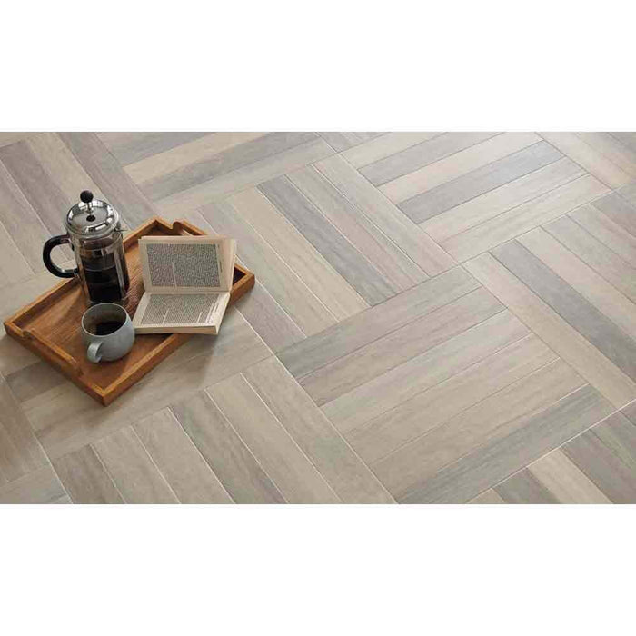 Karndean Art Select Wood Shade Parquet Glacier Oak Tile (Per M²) - Unbeatable Bathrooms