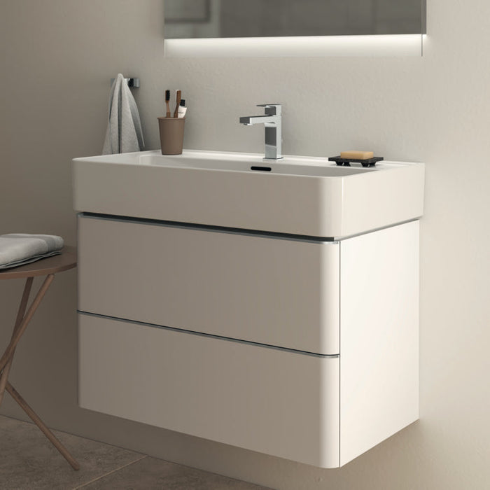 Sottini Fusaro 800mm Vanity Unit - Wall Hung 2 Drawer Unit - Unbeatable Bathrooms