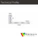 Splendour Aluminium Straight Edge Trim 6Mm Bright Silver -30ESA06091 1
