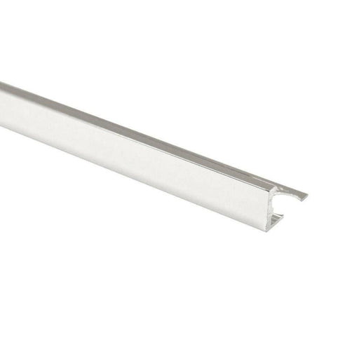 Splendour Aluminium Straight Edge Trim 6Mm Bright Silver -30ESA06091