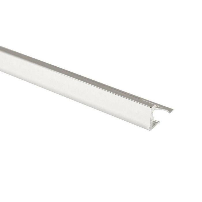 Splendour Aluminium Straight Edge Trim 6Mm Bright Silver -30ESA06091 