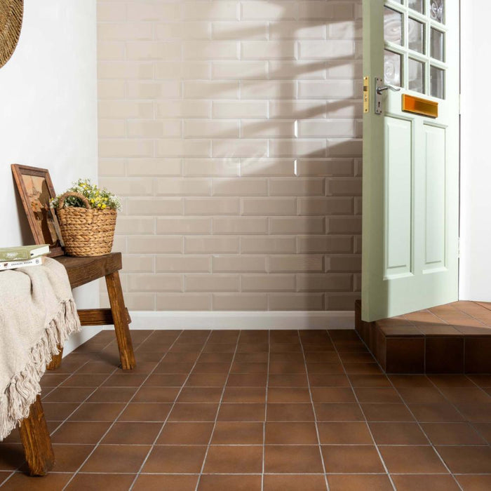Splendour Aragon 150x150 Quarry Flat Tiles - Unbeatable Bathrooms