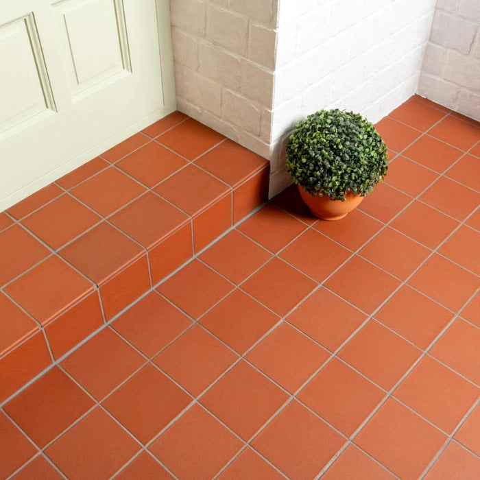 Splendour Aragon 150x150 Red Quarry R.E Tiles - Unbeatable Bathrooms