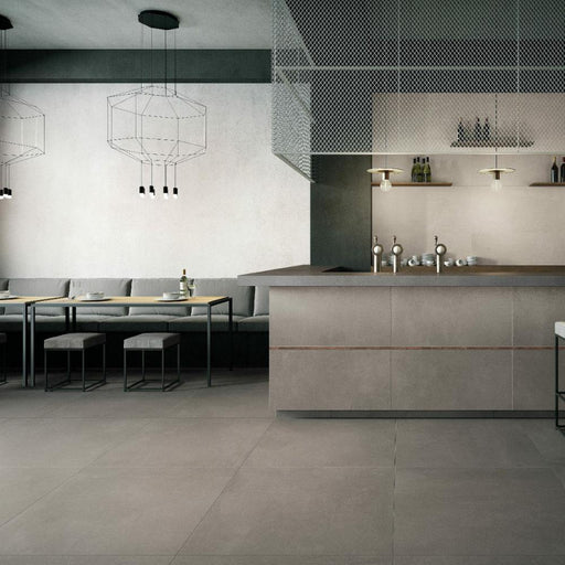 Splendour Azuma 900x900 G Grey Stone Effect Tiles - Unbeatable Bathrooms
