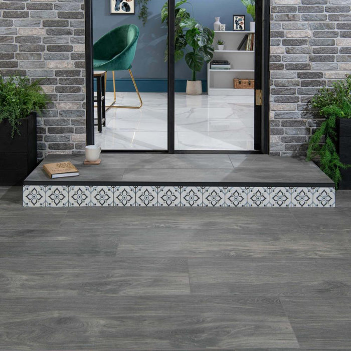 Splendour Black Outdoor Porcelain Paving Slab Trim 22.5Mm -801491 1