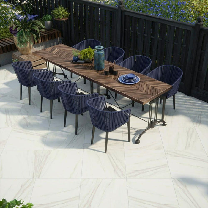 Splendour Calacatta 610x610 Gold Marble Effect Slabs Tiles - Unbeatable Bathrooms