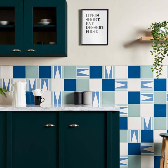 Splendour Candy 150x150 Blueberry Vogue Tiles - Unbeatable Bathrooms