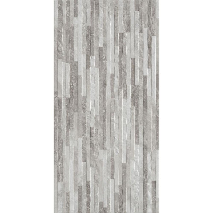 Splendour Cipriani 613x303 Gris Rlv Mix Stone Effect Tiles - Unbeatable Bathrooms