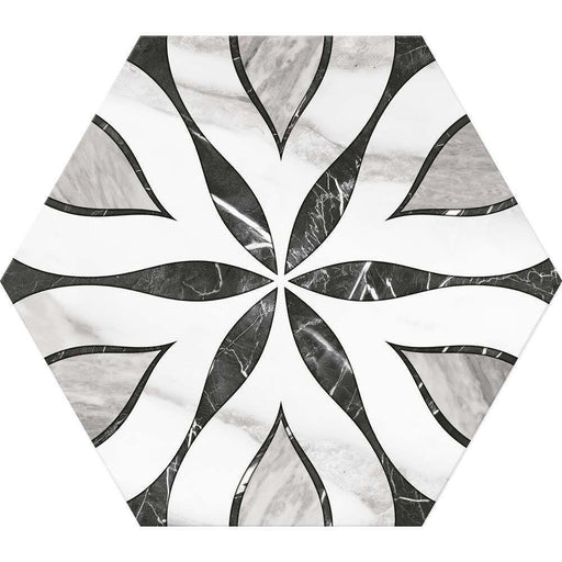 Splendour Elazig 285x330 Hexagon Decor Tiles - Unbeatable Bathrooms