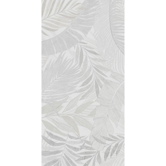Splendour Forall 1200x600 White Matt Patterned Wall Tiles - Unbeatable Bathrooms