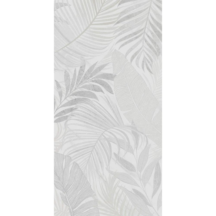 Splendour Forall 1200x600 White Matt Patterned Wall Tiles - Unbeatable Bathrooms