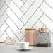 Splendour Hand Made Metro 300x75 Bianco Tiles - Unbeatable Bathrooms