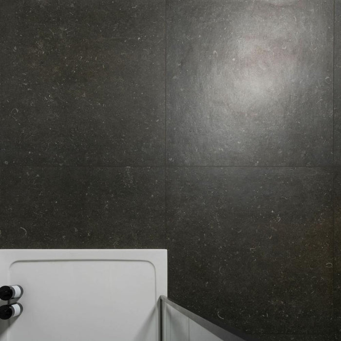 Splendour K2 Stone 800x800 Effect Black Tiles - Unbeatable Bathrooms