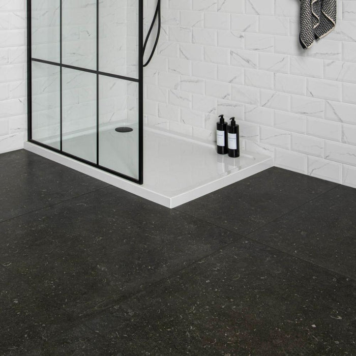 Splendour K2 Stone 800x800 Effect Black Tiles - Unbeatable Bathrooms