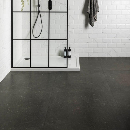Splendour K2 Stone 800x800 Effect Black Tiles - Unbeatable Bathrooms