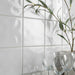 Splendour Kai 150x150 Bumpy White Tiles - Unbeatable Bathrooms