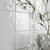 Splendour Kai 150x150 Bumpy White Tiles - Unbeatable Bathrooms