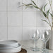 Splendour Kai 150x150 Bumpy White Tiles - Unbeatable Bathrooms