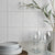 Splendour Kai 150x150 Bumpy White Tiles - Unbeatable Bathrooms