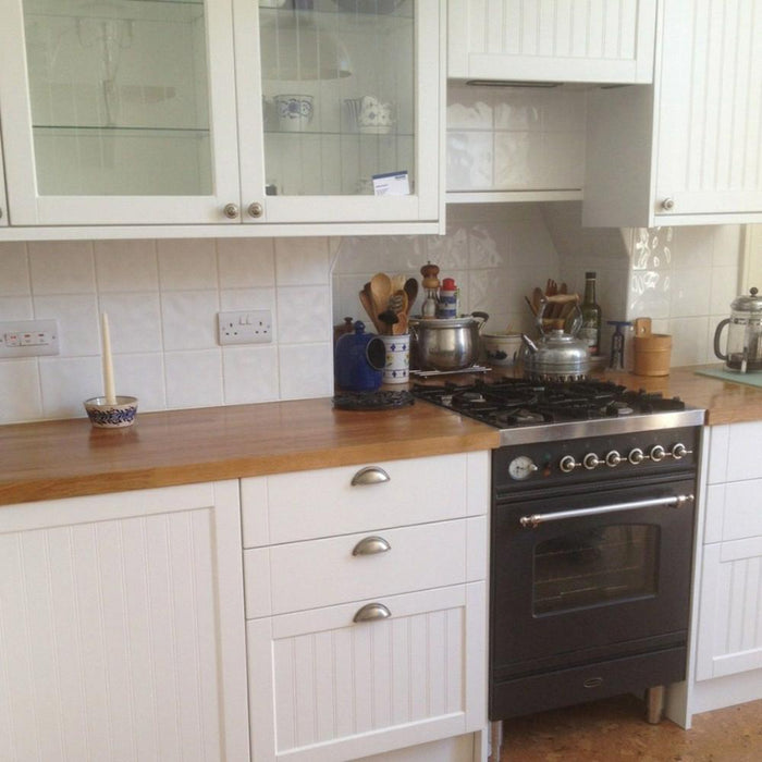 Splendour Kai 150x150 Bumpy White Tiles - Unbeatable Bathrooms