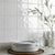 Splendour Kai 150x150 Bumpy White Tiles - Unbeatable Bathrooms