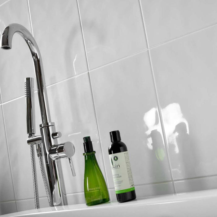 Splendour Kai 400x250 Bumpy White Tiles - Unbeatable Bathrooms