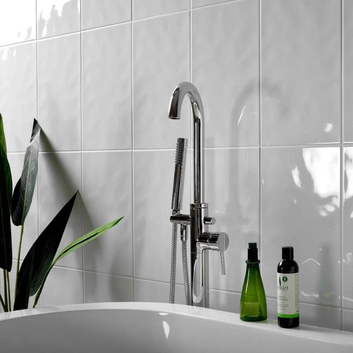 Splendour Kai 400x250 Bumpy White Tiles - Unbeatable Bathrooms