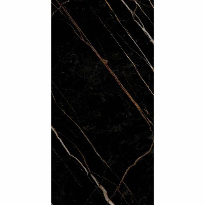 Splendour Kalahari Black 1200x600 Marble Effect Tiles - Unbeatable Bathrooms