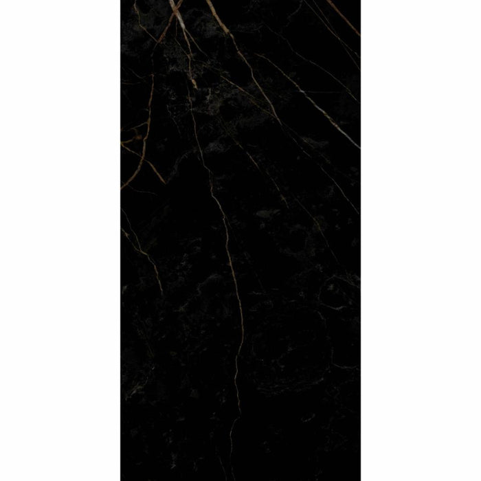 Splendour Kalahari Black 1200x600 Marble Effect Tiles - Unbeatable Bathrooms