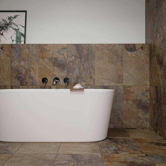Splendour Keystone 600x400 Mocha Tiles - Unbeatable Bathrooms