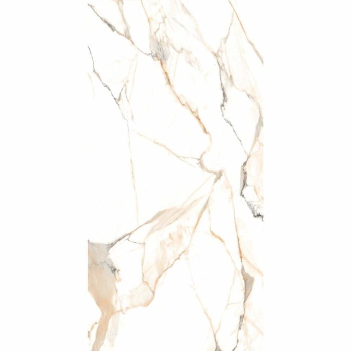 Splendour Makrana 600x300 Polished Marble Effect Tiles - Unbeatable Bathrooms