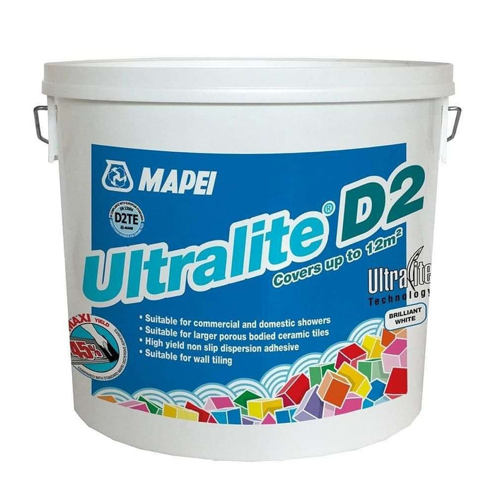 Splendour Mapei Ultralite D2 Ready Mix Shower Tile Adhesive 12.5 Kg -800981 