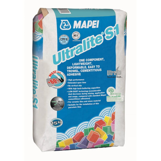 Splendour Mapei Ultralite S1 White Adhesive 20Kg -800983 