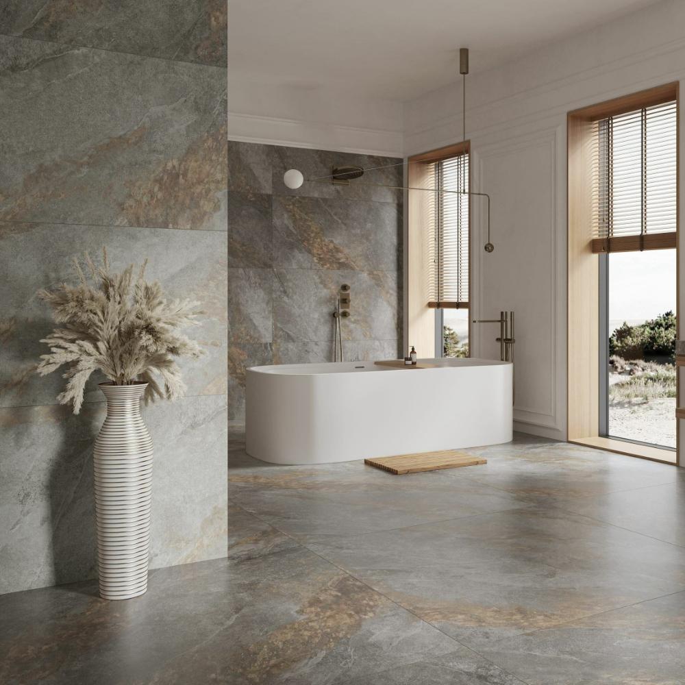 Splendour Matt Auric 1197x597 Light Grey Porcelain Tiles