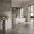 Splendour Matt Auric 1197x597 Light Grey Porcelain Tiles - Unbeatable Bathrooms