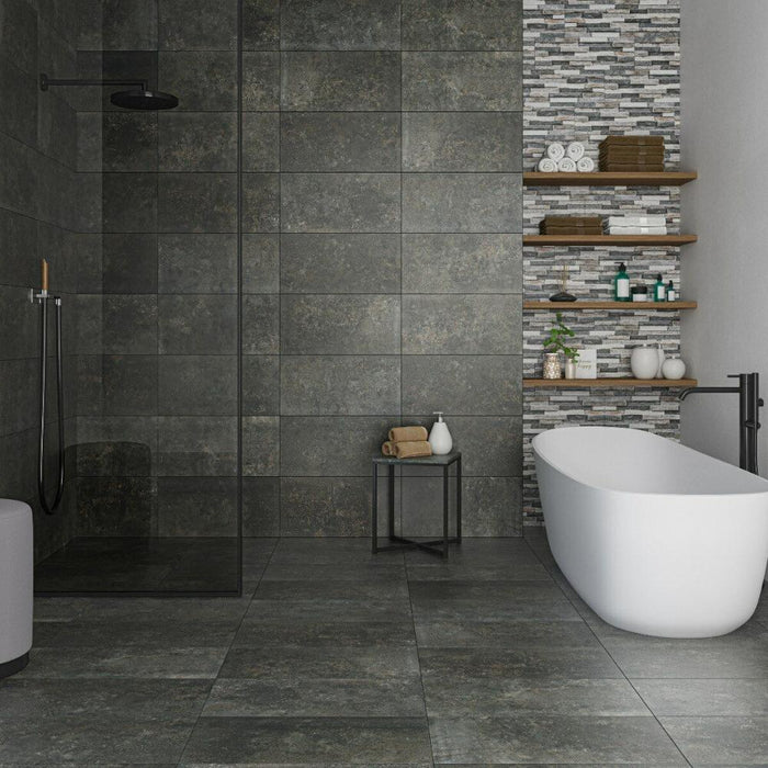 Splendour Metallique 600x600 Lapato Tiles - Unbeatable Bathrooms