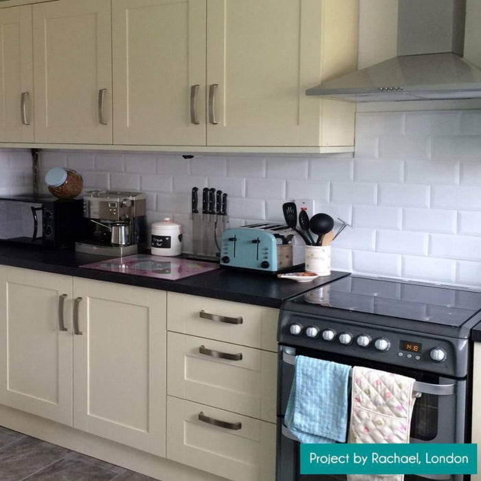 Splendour Metro 200x100 Matt White Tiles - Unbeatable Bathrooms