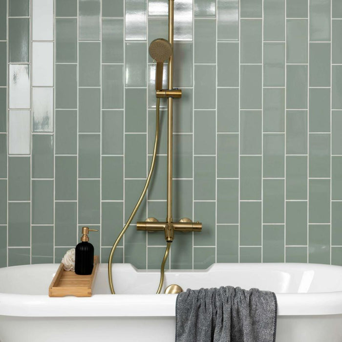 Splendour Monocolour 200x100 Gloss Metro Tiles - Unbeatable Bathrooms