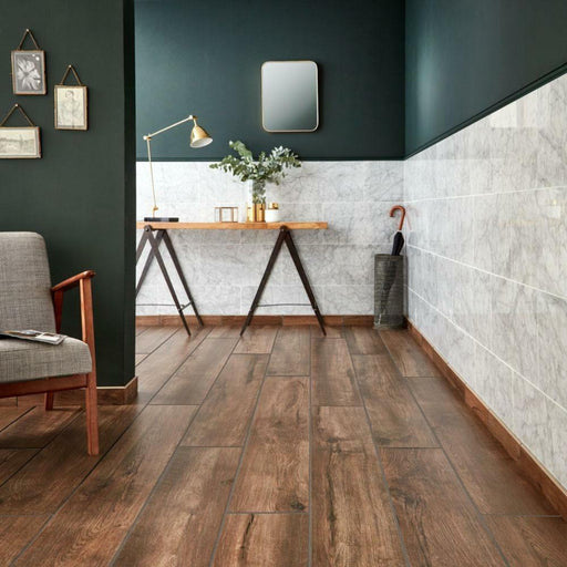 Splendour Mumble 900x150 T/A Wenge Anti-Slip Wood Effect Tiles - Unbeatable Bathrooms