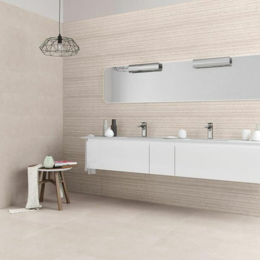 Splendour Neutra 600x250x1 Cream Relieve Tiles - Unbeatable Bathrooms