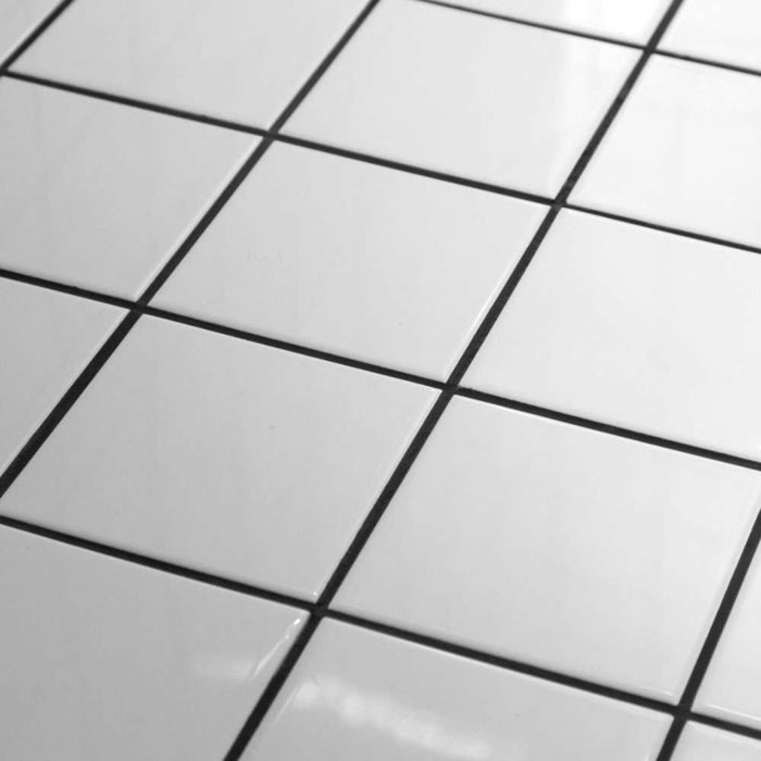 Splendour Night Time 148x148 Gloss White Tiles - Unbeatable Bathrooms