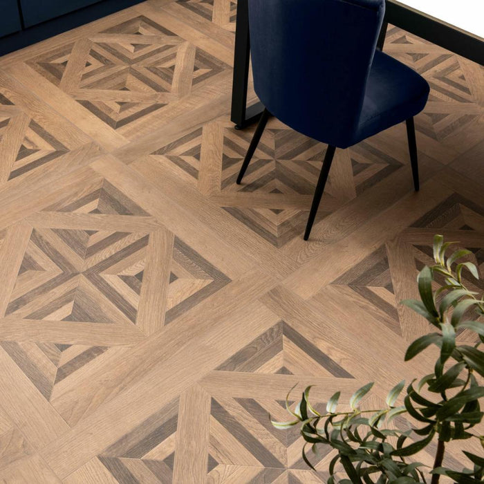 Splendour Old Manor 900x900 Dark Walnut Indoor Wood Effect Tiles - Unbeatable Bathrooms
