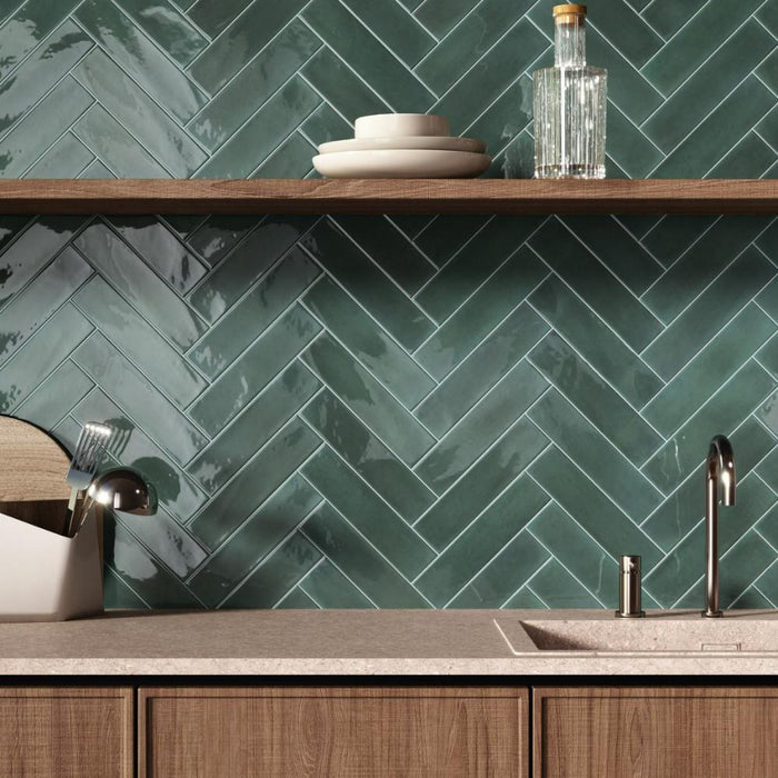 Splendour Opal 75x300 Emerald Tile - Unbeatable Bathrooms