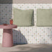 Splendour Patterns 223x223 Pink Geometric Tiles - Unbeatable Bathrooms