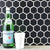 Splendour Pixel 321x278Black Hexagon Matt Tiles - Unbeatable Bathrooms