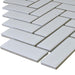 Splendour Pixel 316x277 White Herringbone Matt Tiles - Unbeatable Bathrooms