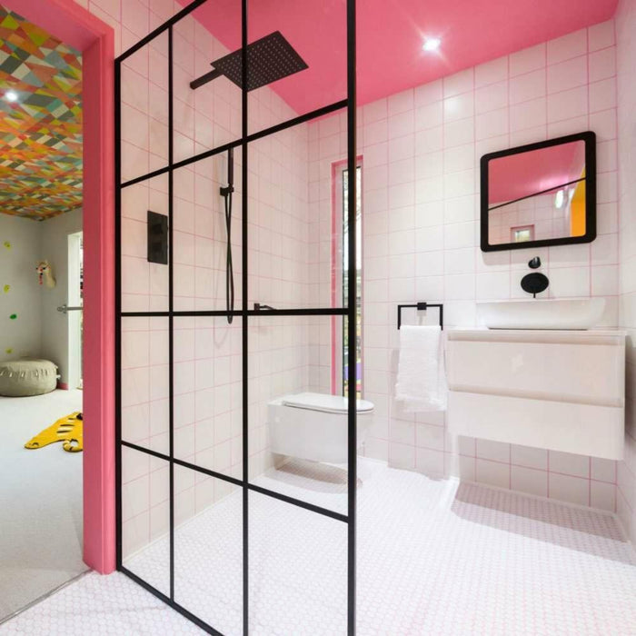 Splendour Pixel 300x260 White Hexagon Gloss Tiles - Unbeatable Bathrooms