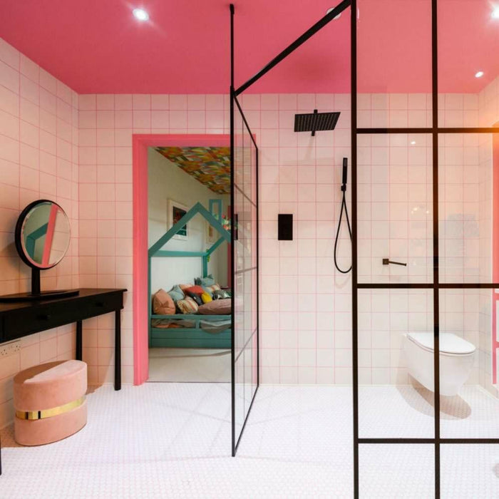 Splendour Pixel 300x260 White Hexagon Gloss Tiles - Unbeatable Bathrooms