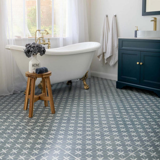 Splendour Poole 450x450 Patterned Floor Tiles - Unbeatable Bathrooms
